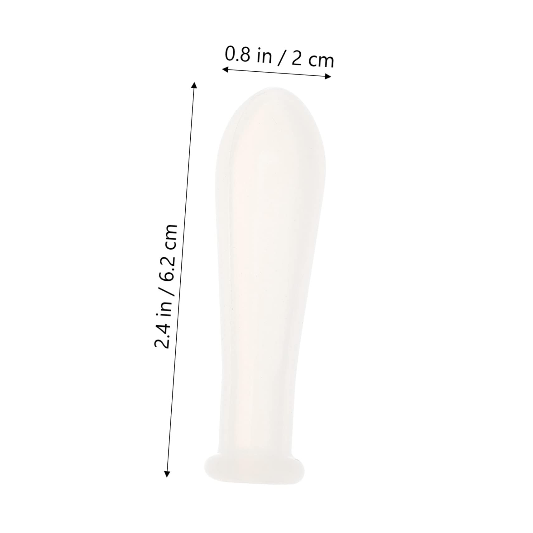 ABOOFAN Glass Droppers Tip Pipette Caps Silicone Dropper Cap for Lab Use Random
