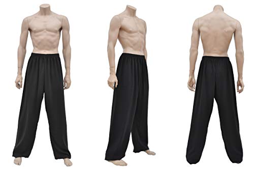 Pantalon Kung-fu anti-frottement Tai Chi ShenLong ample pour mouvements fluides sans gêne