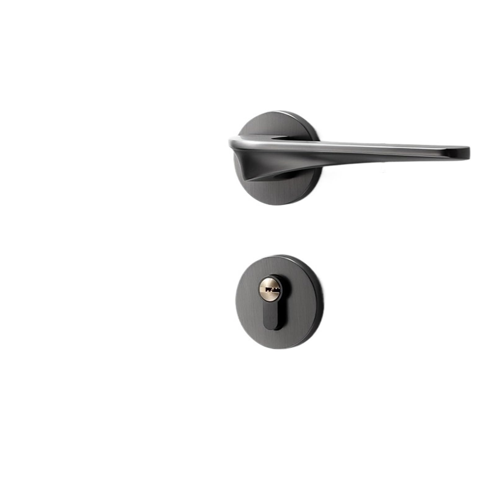Serrure de porte magnétique et silencieuse pour intérieur en bois