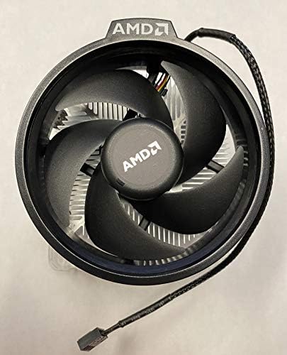 AMD A M D Wraith Spire Socket AM4 4-Pin Connector CPU Cooler Aluminum Heatsink & 3.81-Inch Fan