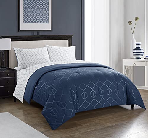 Casa Harper 5 Piece Comforter Bed Set,Twin #TOP5