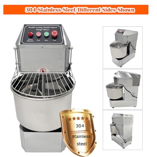INTBUYING-Stand-Dough-Mixer-30QT-Capacity-Double-Action-Spiral-Stand-Mixer-with-Double-Speeds-304-Stainless-Steel-Commercial-Dough-Pizza-Kneading-Machine-for-Restaurant-Bakeries-Pizzeria
