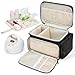 Breast Pump Bag Fit for Spectra S1 and S2, Pumping Bag with Waterproof Mat for Pump Accessories, Portable Pump Carrying Case for Work, Travel and Family Use, Black