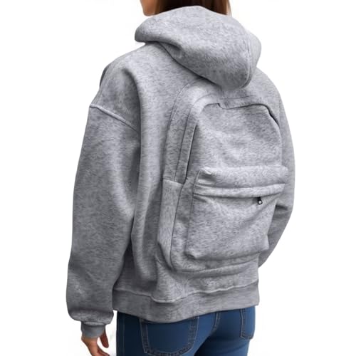 Veste légère de plein air avec grande poche frontale et capuche zippée