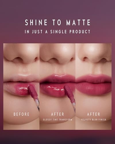 Image of Altera Blurring Lip Tint, Glossy to Soft Matte Finish, Blur Lip Lines, Weightless No-Sticky Airy Velvet Texture, Vibrant Hydrating Long-Lasting Lip Makeup (017 Rift)