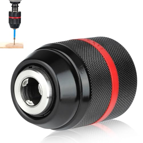 Drill Chuck, Keyless Hand Drill Chuck 1.5 to 13 Mm Self Tighten Power Drill Chucks for Hand Drill Impact Driver Power Drill ﻿