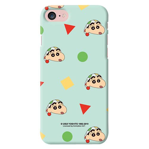 iPhone16e 用 クレヨンしんちゃん 薄型 スリムハードケース 【日本国内から発送】 CrayonShinchan Face Pattern S1 Slim Case アイフォン 16e 対応 PC ポリカーボネート キャラクター カバー Type4