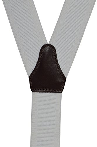 Olata Unisex Bretelle regolabili con Vera Pelle