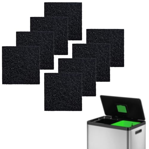 Image of 8pcs Trash Can Deodorizing Filter, Strong Deodorizing Filter Replacement Activated Charcoal Absorber Deodorizer Touchless Deodorizing Filter for EKO Trash Can