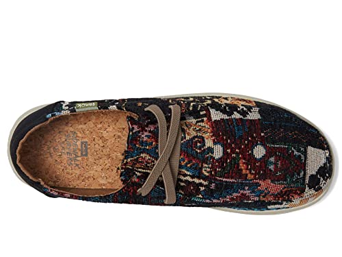 Sanuk Shaka Lite Sl Rug Black Multi 8 D (M) #TOP1