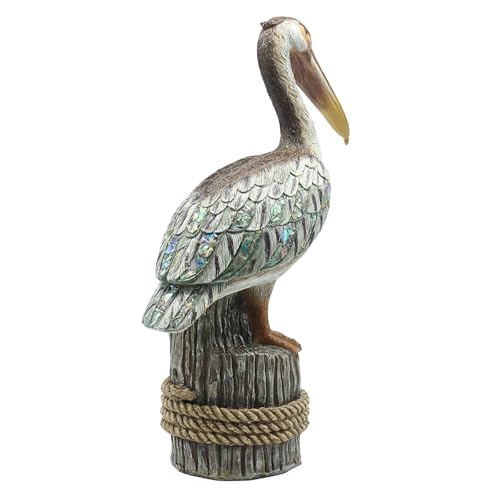 Estatua de Pelícano de Resina de 14 pulgadas miniatura 6
