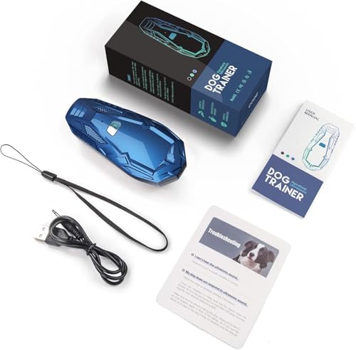 Bubbacare Anti Bell Gerät Hunde, Tragbares Ultraschall Antibell Ultraschall Gerät mit Doppelfrequenz, 16.4 Fuß Effektives Antibell für Hunde für das Training im Innen- und Außenbereich