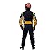 Geek Home SFI Rated Single Layer Fireproof Racing Suit CR014, Racing Suit, Automotive Apparel (Yellow-Black, M)