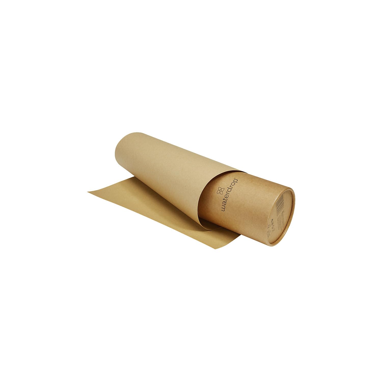 EUROKRAFT | Packpapier auf Rolle | Breite 1000 mm | braun | Länge 100 m | 80 g/m²