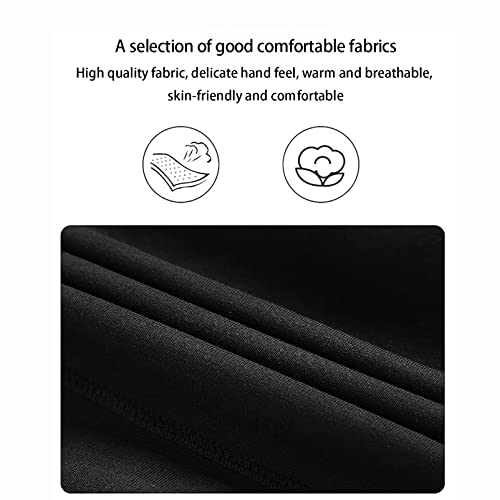 Electric Heated Thermal Underwear Set Usb Heated For Men Women Outdoor Winter Warm Base Layer Sport Top & Bottom,Men Black,Xl #TOP1