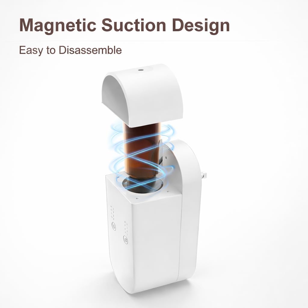 OneScent Waterless Plug-in Scent Diffuser with Long Lasting Fresh Linen Essential Oil, 1000sqft Coverage, 30ml Luxury Hotel Oil Included