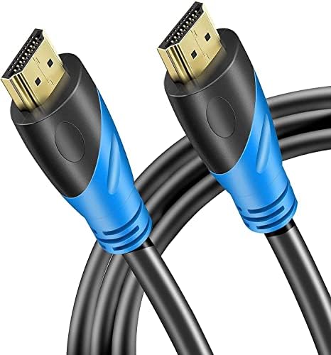 Rommisie 4K HDMI Cable 2M (HDMI 2.0,18Gbps) Ultra High Speed Gold Plated Connectors,Ethernet Audio Return,Video 4K,FullHD1080p 3D Compatible with Xbox Playstation Arc PS3 PS4 PS9 PC HDTV