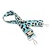 RiToEasysports Leopard Nylon Messenger Bag Strap, Adjustable Length, Fashionable Design, Perfect for Handbags and Shoulder Bags (Lake Blue)