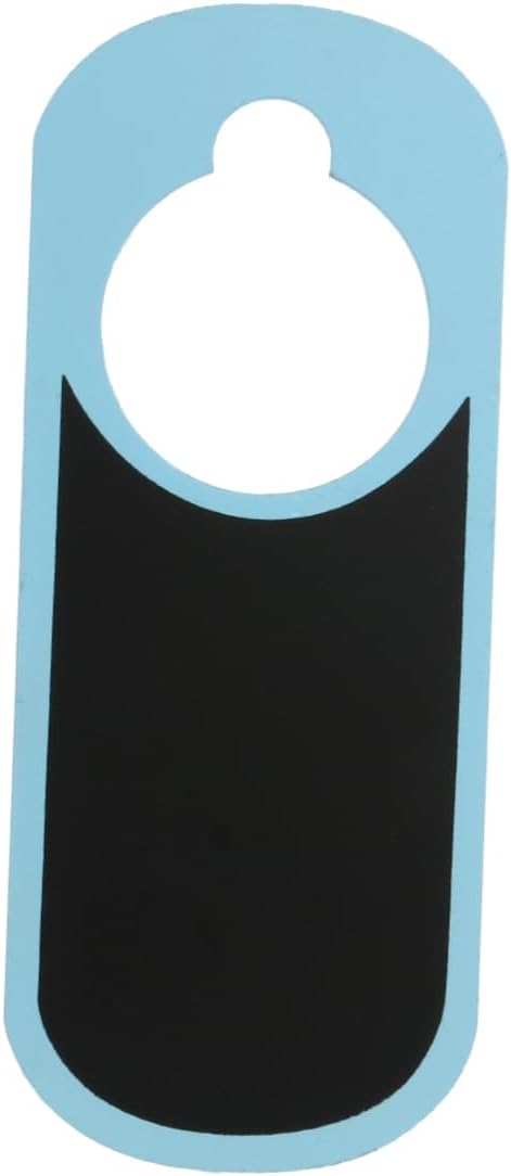 -Sided Mini Wooden Blackboard Door Hanger Sign Versatile Message Board for Home Office Conference Room for Not Disturbing and Communicating