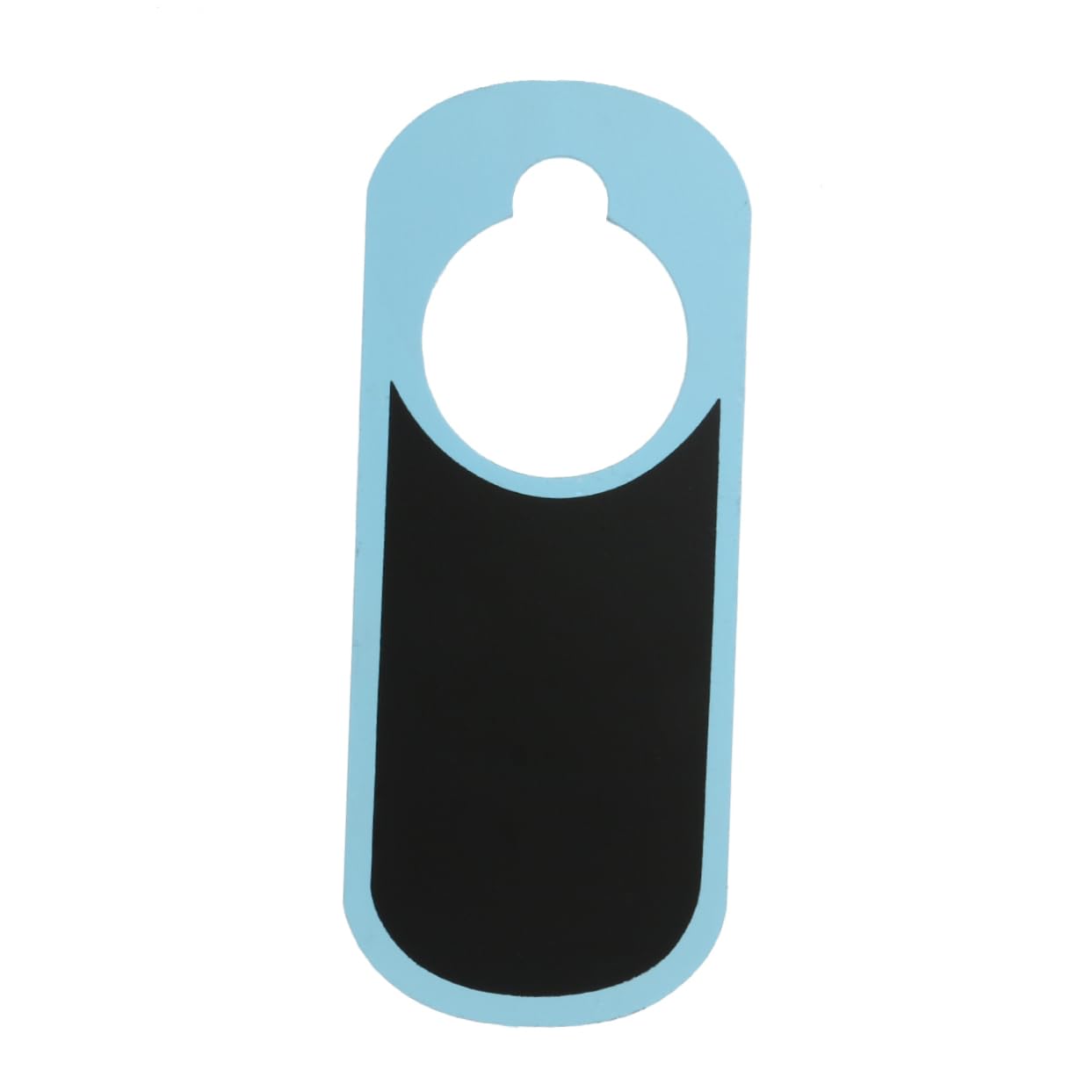 HOLIDYOYO Blank Mini Blackboard Door Hanger Wooden Wall Hanging Board 22x9cm Reusable Message Tag (Door Decor)