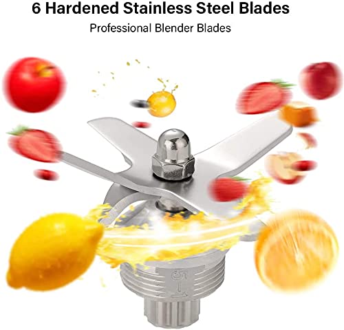 Gemat Professional Countertop Blender With 1400-Watt Base, Smoothie Blender,Built-In Timer,High Power Blender 2L Cups For Frozen Drinks,Shakes And Smoothies #TOP3