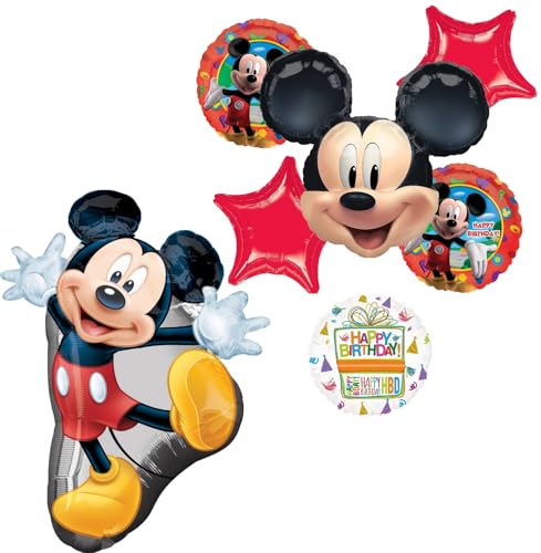 Anagram Mickey Birthday Party Supplies Balloon Bouquet Decorations