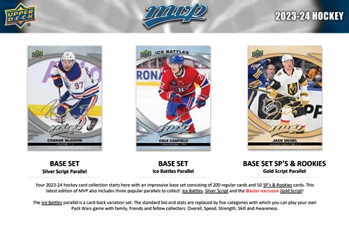Upper Deck 2023-24 MVP Hockey Blaster Box (15 Packs of Hockey Cards) - Thumbnail 6