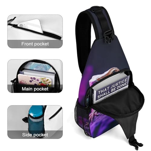 Portable Sling Bag for Travel, Women Men Large Capacity Breathable Crossbody Bags, Casual Sports Chest Bag4