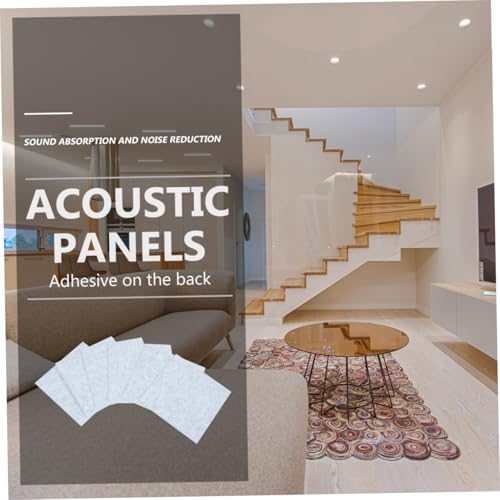 Toddmomy 6 paneles acústicos absorbentes de sonido para estudio oficina home theater Gris Plata miniatura 6