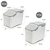 Pet Food Storage Container with Measuring Cup