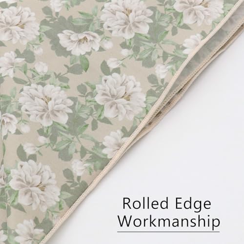 Image of Floral Pocket Squares for Men with Holder Printed Flower Mens Handkerchief Cotton Suit Pocket Hanky for Wedding