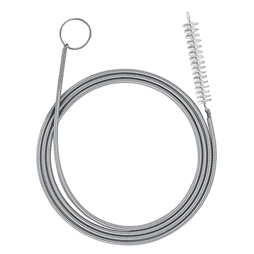 Aster Cepillo De Drenaje Flexible De Tubo Largo, Cepillos De Limpieza De 60 Pulgadas Con Cabeza De Cerdas De Nailon Suave Con Cerdas De Nailon Suave, Cepillo De Limpieza De Tubos, Dragado De Tubos