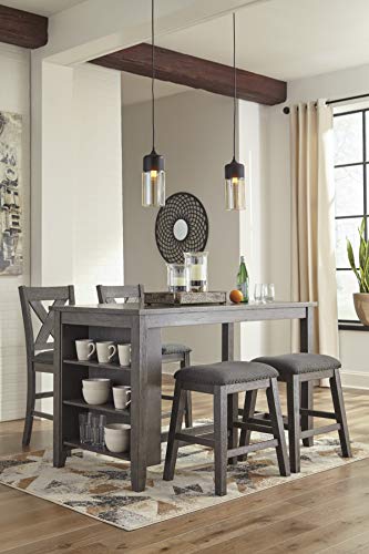 Signature Design by Ashley Caitbrook Counter Height Dining Table, Gray - image 7