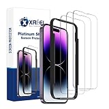 Xréel Platinum Shield Compatible with [iPhone 14 Pro Max], Tempered Glass Screen Protector (3 Pack),