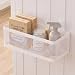 XIAOGE HOME Magnetic Shelves for Washing Machine, Heavy Strong Magnet Laundry Organizer, No Drilling Multipurpose Storage Shelf for Refrigerator & Microwave (White, 28L x 12.5W x10H cm)