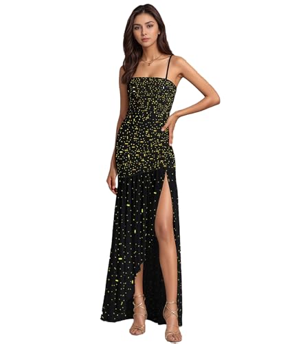 Image of Nagfar Women Rhinestone Sequin Birthday Party Sexy New Year Formal Dress