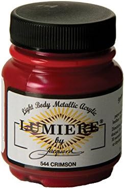 Jacquard Products 2.25 oz Lumiere Metallic Acrylic Paint, Halo Blue Gold