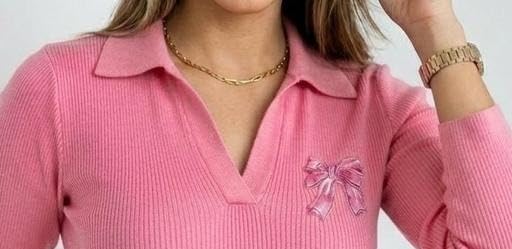 Image of Girls Women Cotton Blend Solid Collar Top Full Sleeve Stylish Summer Casual Wear