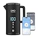 DMD Collective – Smart Kettle 1.5L, Wi-Fi Touchscreen, Voice Control with Alexa & Google | Digital Temperature Display, Double Wall & Anti-Scalding Design, Energy-Efficient 2200W