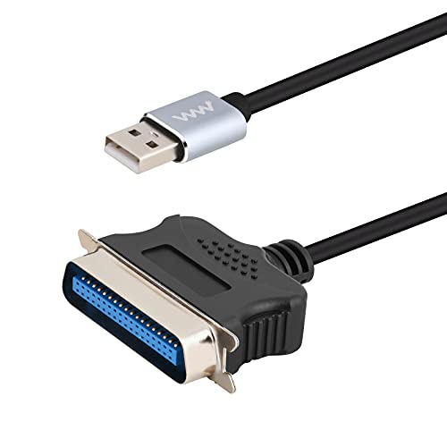 INNOV8 USB 2.0 A Male to Parallel IEEE 36 Pin DB36 Printer Adapter Cable 1.5m, Black