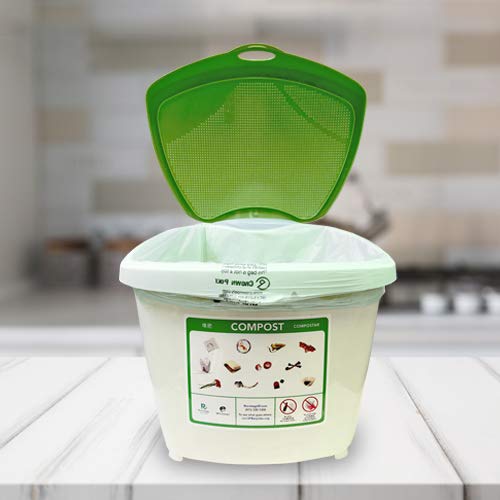 Hippo Sak Compostable Small Food Scrap Bags, 40 Count With Dispenser #TOP3