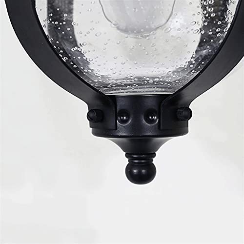 Lumière de décoration de jardin applique rétro noire pour balcon