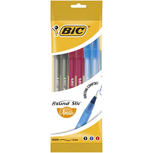 Bic Dlugopis Round Stic Mehrfarbig 6 stück