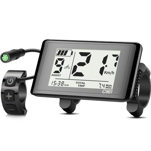 E-Bike Display Für Bafang Mittelmotor - LCD Anzeige Mit Geschwindigkeitsmessung