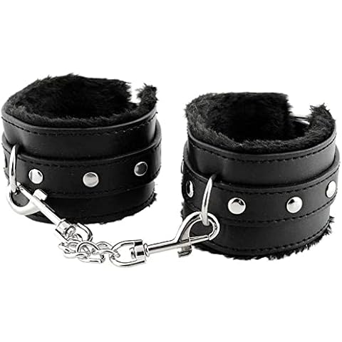 Fuwok Leather Hand Cǔffs Adjust Wris 008 (Black) Cover