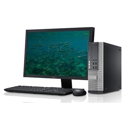 Bundle Complet Dell Station/PC de Bureau avec SSD 240 Go/Intel i5/Windows 11 / Moniteur ecran 22'' VGA Full HD/WI-FI/KIT Clavier ET Souris/DVD ROM (Certifié Reconditionné)