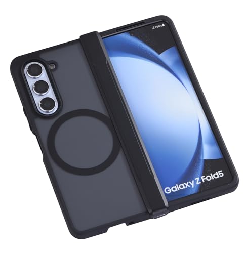 Galaxy Fold5 P[X MagsafeΉ qWی }OlbgO  gуP[X HILEGENER for MNV[Z tH[h5 / SC-55D / SCG22 2023 X}zP[X  ΂ݖh~ MILKi ϏՌ