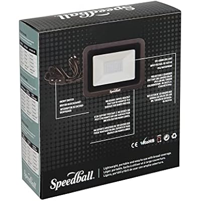 Speedball 30W LED UV Exposure Lamp - Professional Screen Printing Light with 180 Swivel Mount - 395-400nm UV-A for Photo Emulsion