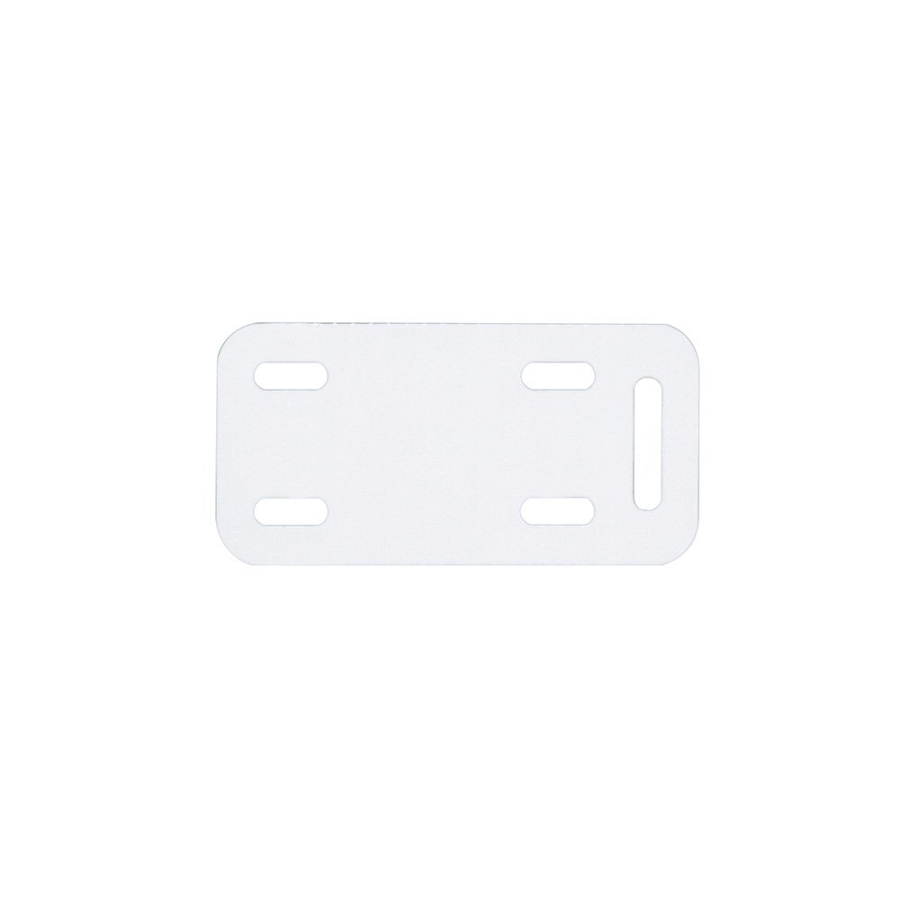Panduit M200X050Y7T Thermal Transfer Marker Plate, Polyester/Polyolefin, White