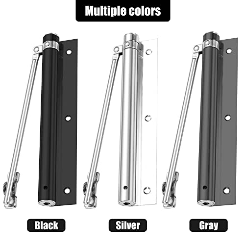Soogree Safety Spring Door Closer, 304 Stainless Steel Noise Reduction Door Closer For Residential And Commercial - Silver #TOP2